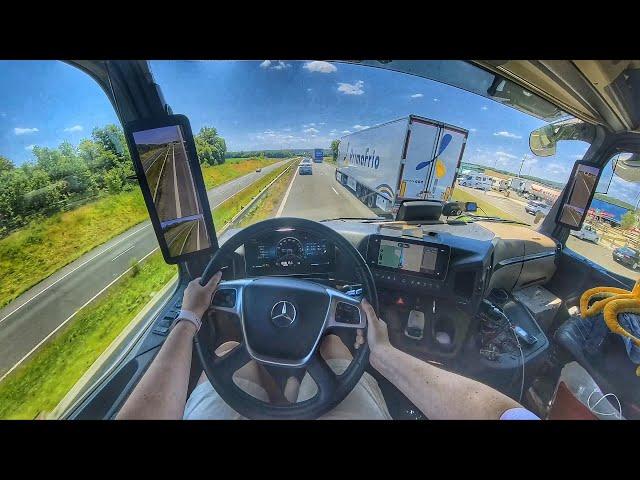 POV Girl Truck Driving ‍️/// France, National road N10 