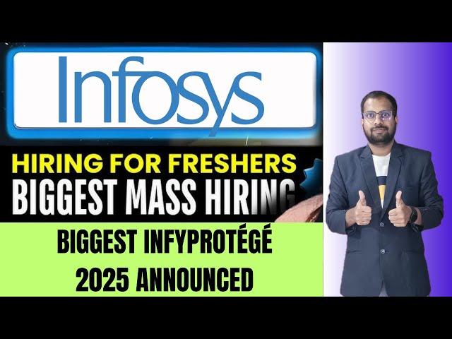 Infosys InfyProtégé 2025 Announced | Biggest Opportunity For Freshers  Watch & Register