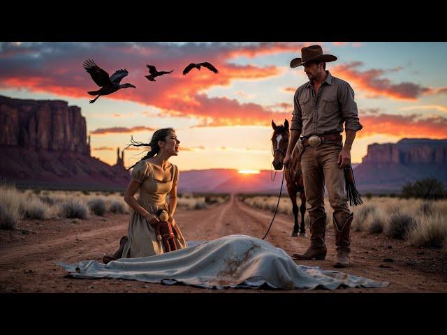 A Young Girl Was Left Beside Her Dead Mother on the Trail—A Silent Cowboy Took Her in and…