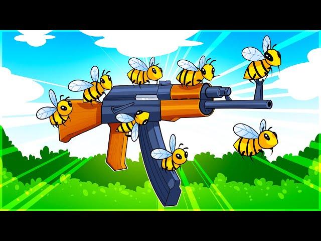 They gave BEES automatic weapons...