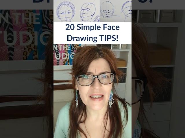 Face Drawing - Better than the Loomis Method! (20 Tips)  #drawing