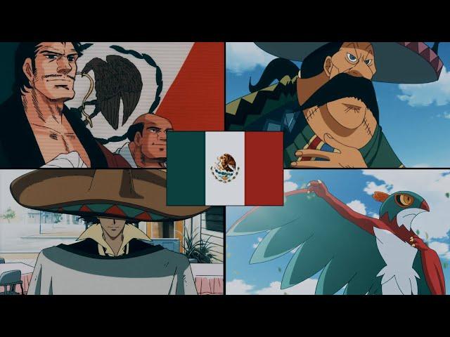   100 Referencias a MÉXICO  (en el anime)