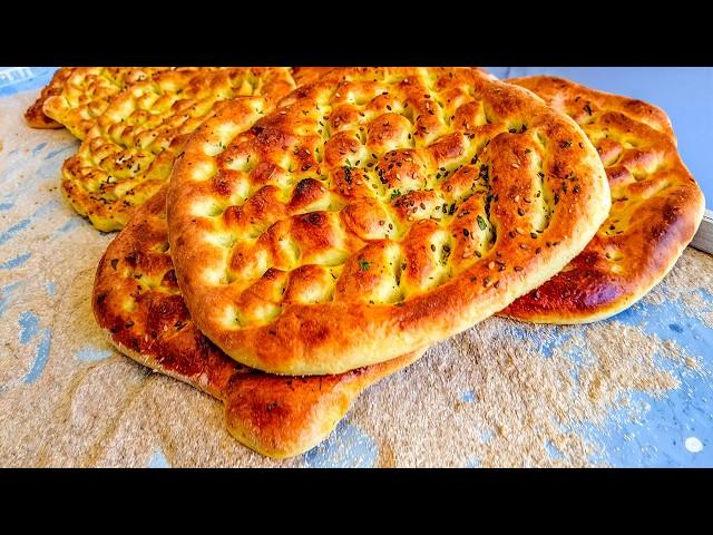 Traditional Barbari Bread in an Iranian Village | Iranian Bread