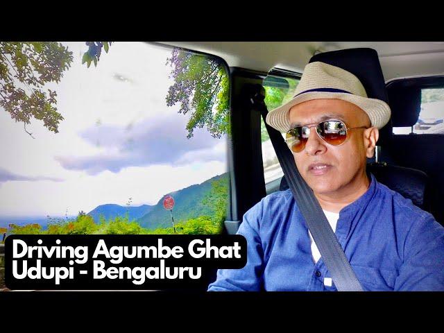 Thrilling Agumbe Ghat Route! Not For Beginners Though! Udupi - Agumbe - Balehonnur - Belur, Vlog 277