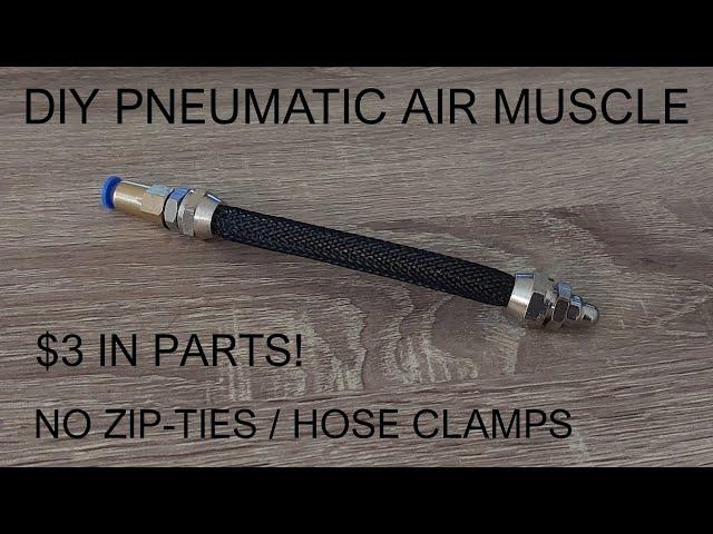 DIY pneumatic air muscle  