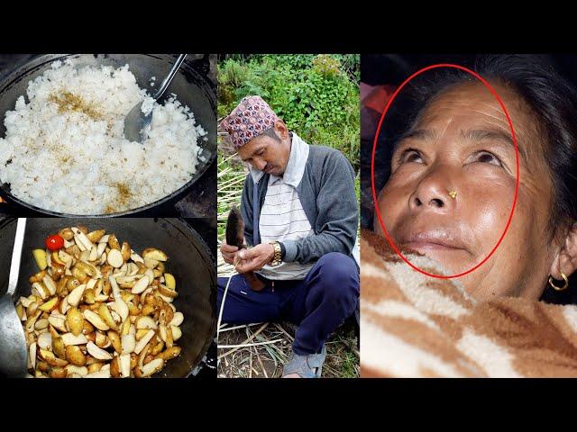 jungle man's wife again drunk too much || a family in the jungle @junglefamilycooking