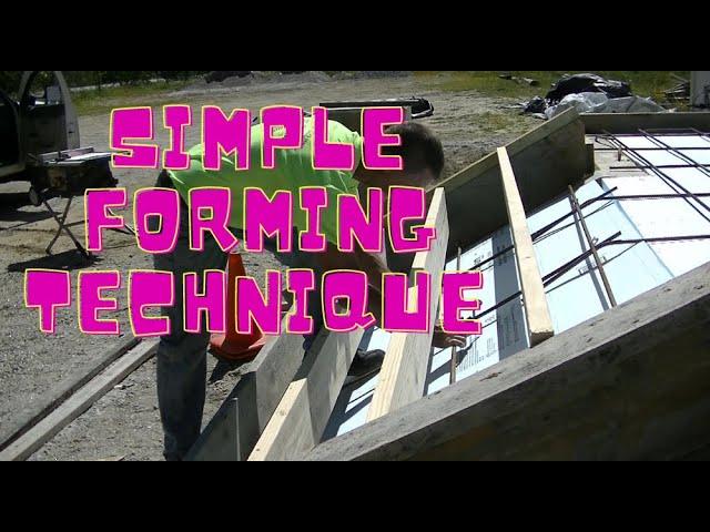 Pouring Concrete Steps (Basic Forming Part 1)