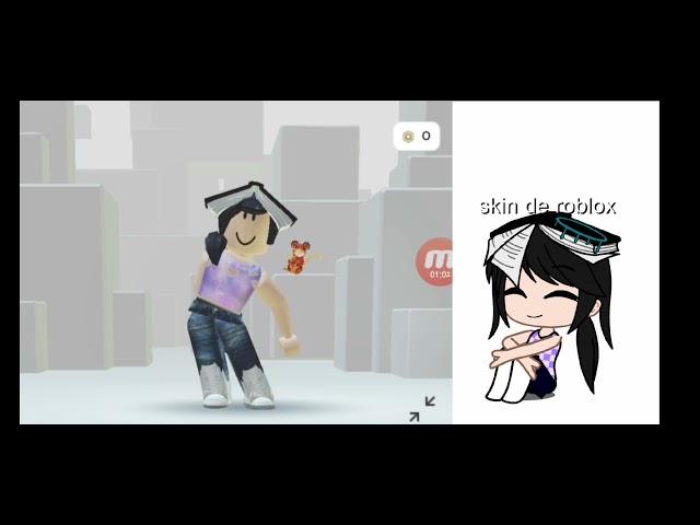 muestra tu skin de roblox bailando