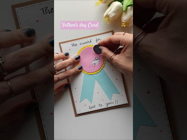 ADORABLE Father’s Day  Scratch Card || DIY Gift! #fathersday
