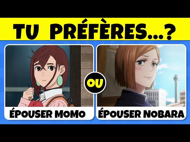  TU PRÉFÈRES...? ÉDITION DANDADAN VS JUJUTSU KAISEN 