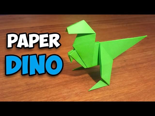 How To Make an Easy Origami Dinosaur