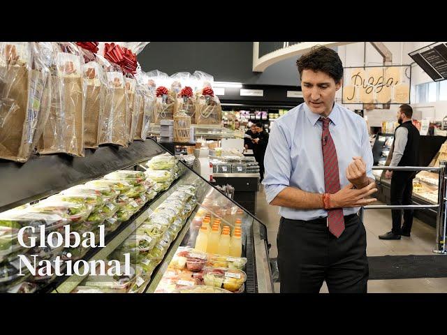 Global National: Nov. 21, 2024 | Trudeau attempts to shore up support with "GST holiday”