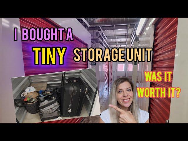 I bought a TINY Storage Unit at auction! Did it pack a punch? #new #unboxing #storageauctions