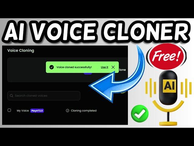 How to Clone your Voice with AI Free | AI Voice Cloning