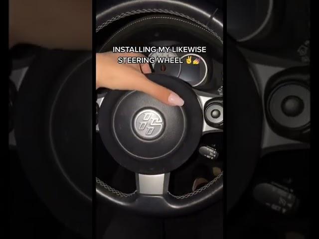 STEERING WHEEL INSTALL GONE WRONG 