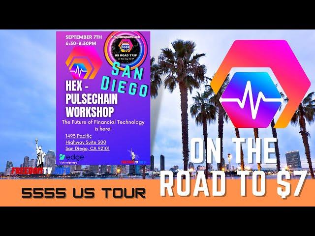 SAN DIEGO WORKSHOP| 5555 US TOUR | HEX / PULSECHAIN | @Kryptosparbuch  | FREEDOMTV.info