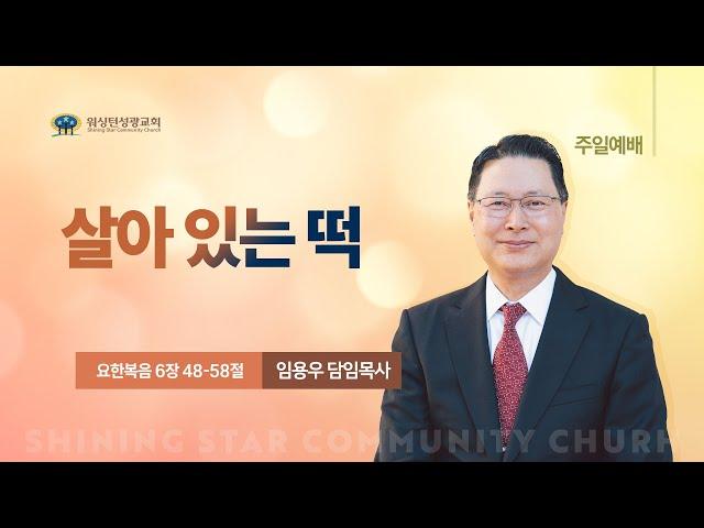 [워싱턴성광교회] 살아 있는 떡 (요한복음 6장 48-58절) 11/3/2024