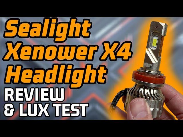 The BEST Sealight LED Headlight Yet?  Xenower X4 Review and Lux Test