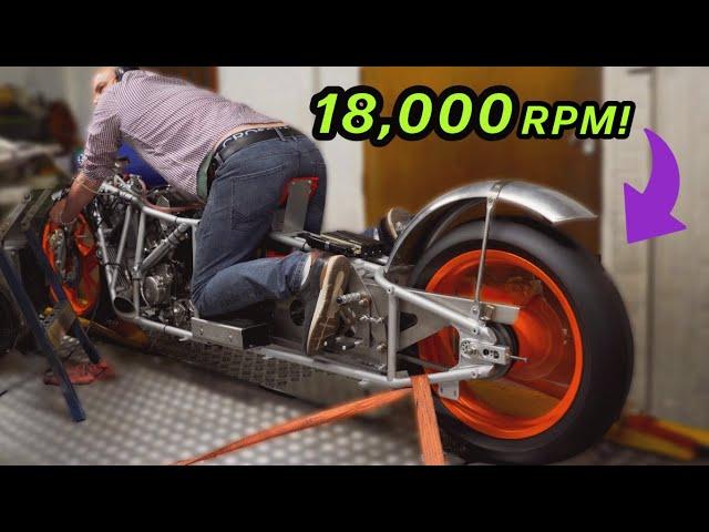 250cc Honda Top Speed Bike Revs to 18,000+rpm!