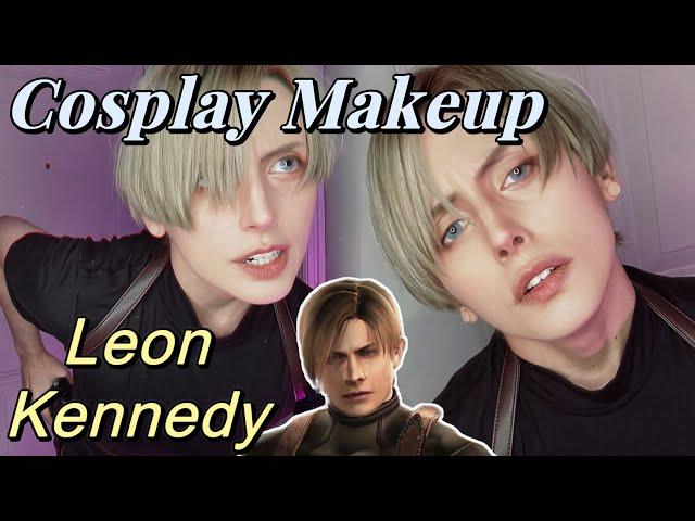 Leon S. Kennedy Cosplay Makeup Tutorial & Tips‍️ Resident Evil 4 Transformation