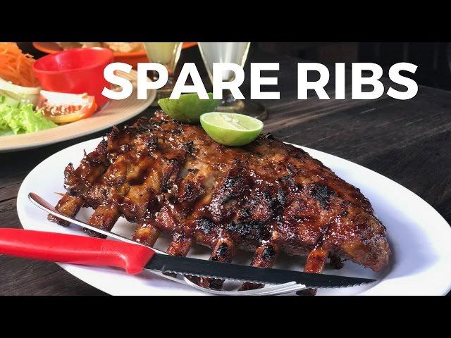 Best spare ribs in Ubud || Tasty food in Bali, Indonesia