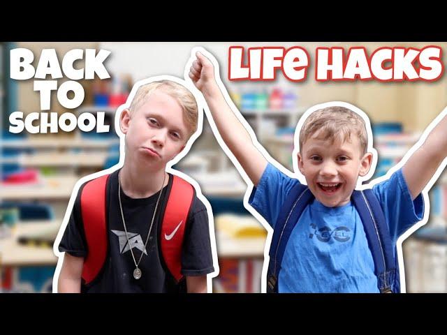 Back to School Life Hacks from LEVEL 1 to 100!