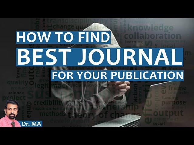 Find Best Relevant Journal for Your Research Paper - Clarivate - Journal Finder for Research Paper