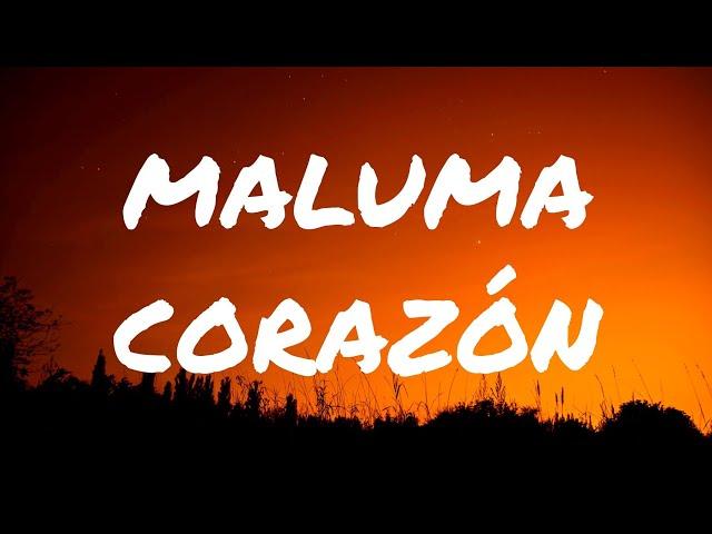 Maluma - Corazón (𝐋𝐞𝐭𝐫𝐚/𝐋𝐲𝐫𝐢𝐜𝐬) ft. Nego do Borel