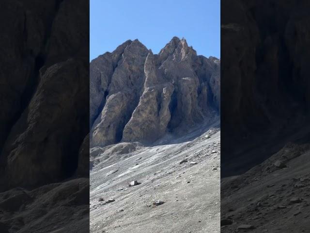 Lanslide area of tilicho trek #travel #tilicholake #mountains