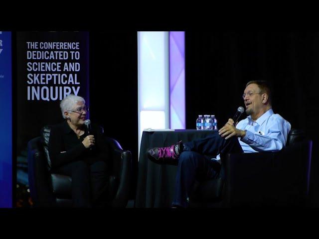 Penn Jillette and Julia Sweeney in Conversation on the CSICon Stage