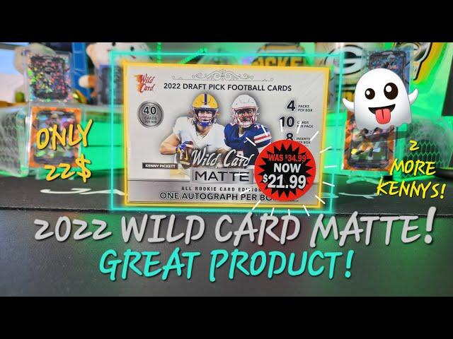 GUARANTEED ROOKIE AUTO! NICE CARDS! 2022 WILD CARD MATTE BIGGER BLASTER BOX! OPENING RIP AND REVIEW!