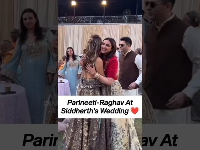Parineeti Chopra & Raghav Chadha's INSIDE Videos From Siddharth's Wedding ️ #shorts #wedding