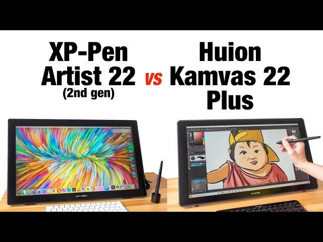 XP Pen Artist 22 vs Huion Kamvas 22 Plus