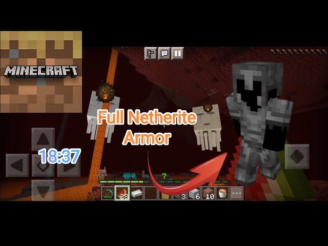 World Record Full Netherite Armor Speedrun 1.19 Minecraft Trial