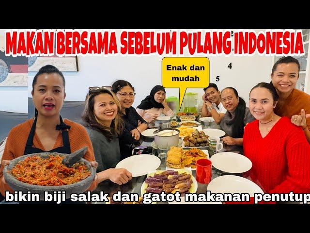 MAKAN BERSAMA KELUARGAKU BARCELONA SEBELUM PULANG KE INDONESIA!MASAK OLEH2 DARI BLITAR