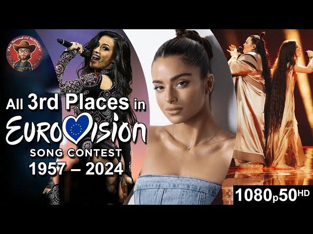 All 3rd Places  in Eurovision Song Contest (1957-2024)