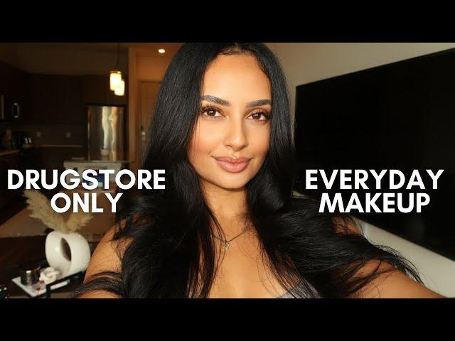 DRUGSTORE ONLY EVERYDAY MAKEUP | Natural, Youthful, Easy Everyday Makeup