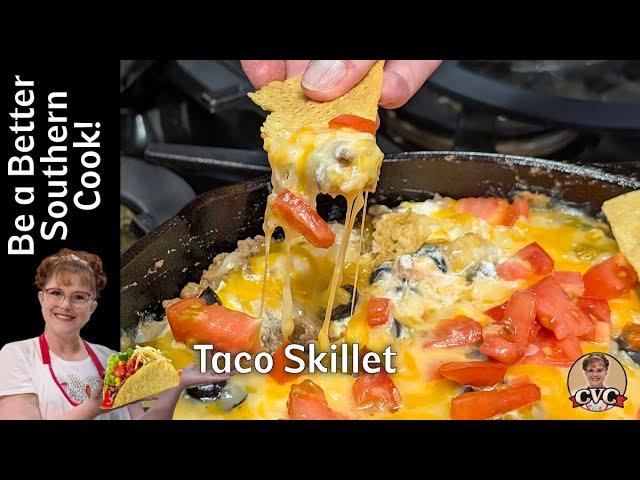 "Easy & Delicious Taco Skillet Recipe | Comfort Food with a Southern Twist!"