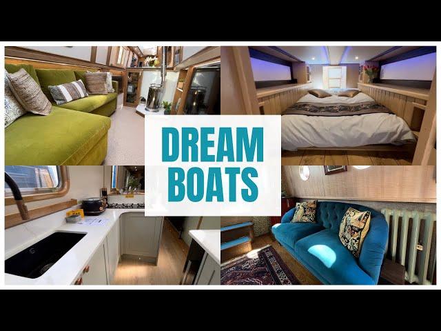 LOOK INSIDE These STUNNING FLOATING HOMES | Narrowboat & Widebeam Tours