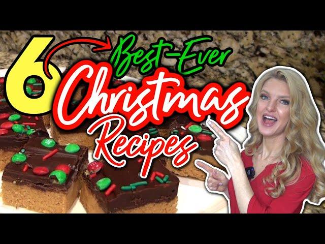 6 ⭐Best⭐ CHRISTMAS RECIPES you Don't Wanna Miss!  | Breakfast, Sides, Sweet Treats & Desserts!