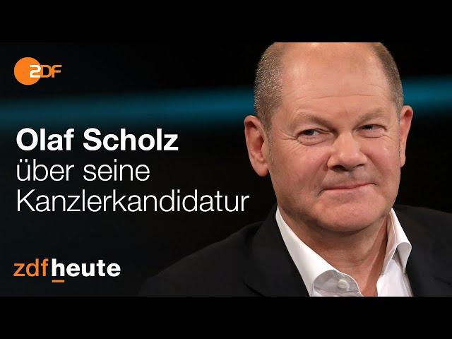 Olaf Scholz spricht über Kanzlerkandidatur | Markus Lanz vom 05.11.2020