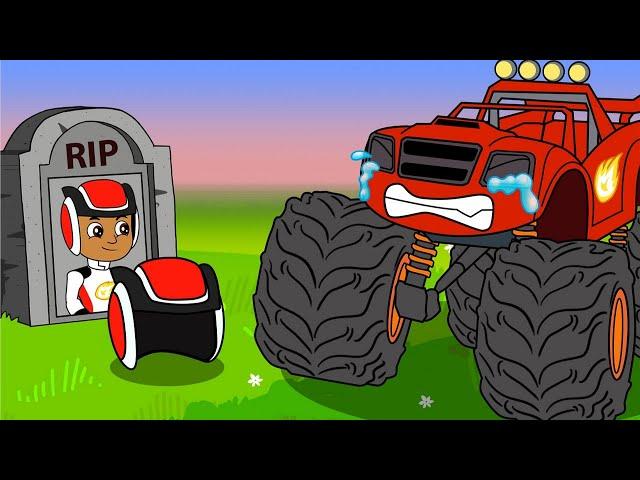 AJ !!! Please Come Back To Me - Blaze and the Monster Machines Animation