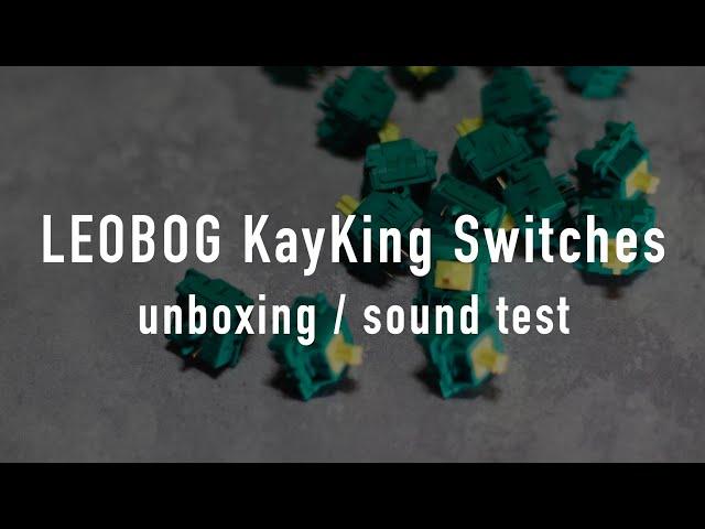 LEOBOG KayKing Switch | Unboxing/Typing Sounds