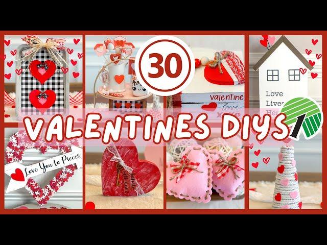 30 DOLLAR TREE VALENTINES DAY DIYS 2025 l VALENTINES CRAFTING DIY IDEAS l HACKS YOU MUST TRY 2025!