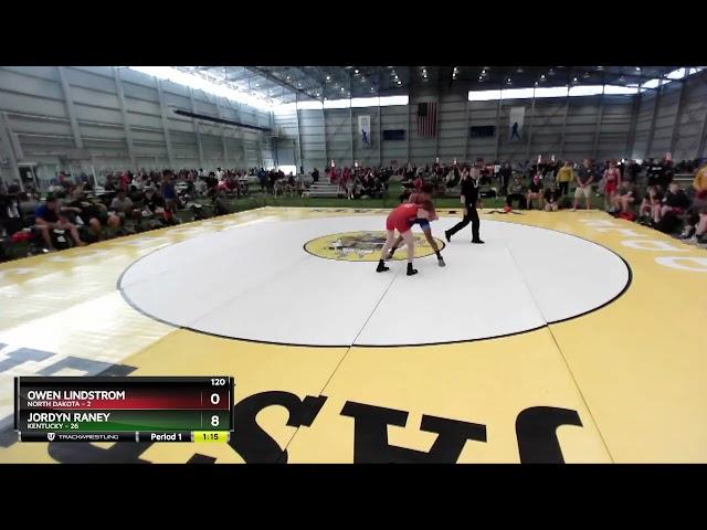 120 Lbs Round 3 (6 Team) - Owen Lindstrom, North Dakota Vs Jordyn Raney, Kentucky 2dcd