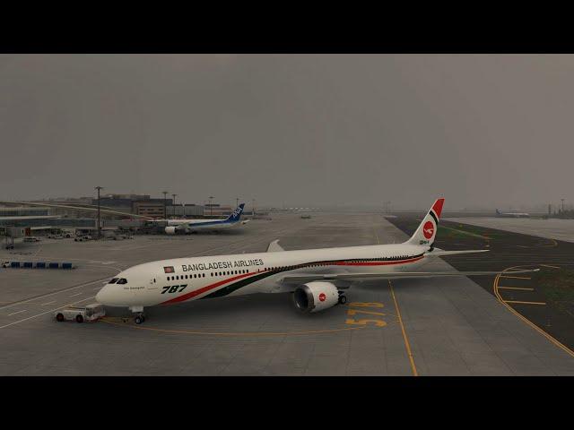 (4K) Ultra Settings/ Narita - Dhaka/ Bangladesh Airlines/ B787/ MSFS 2020