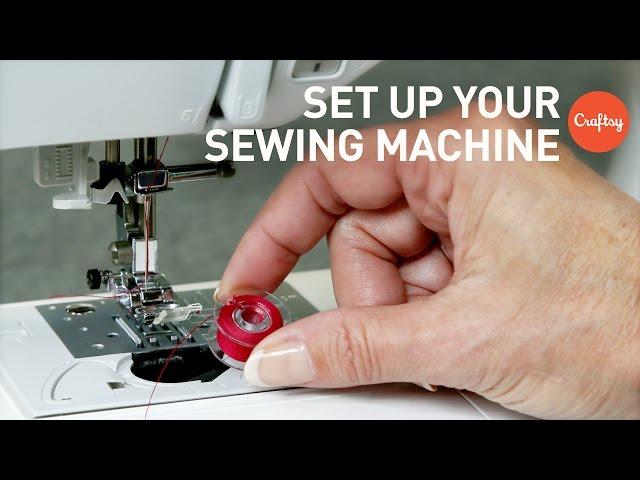 How to Set Up a Sewing Machine for Beginners with Angela Wolf