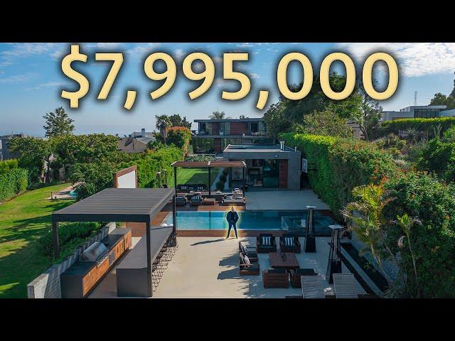 Touring a $7,995,000 HOLLYWOOD HILLS Modern Home with views of the HOLLYWOOD Sign!