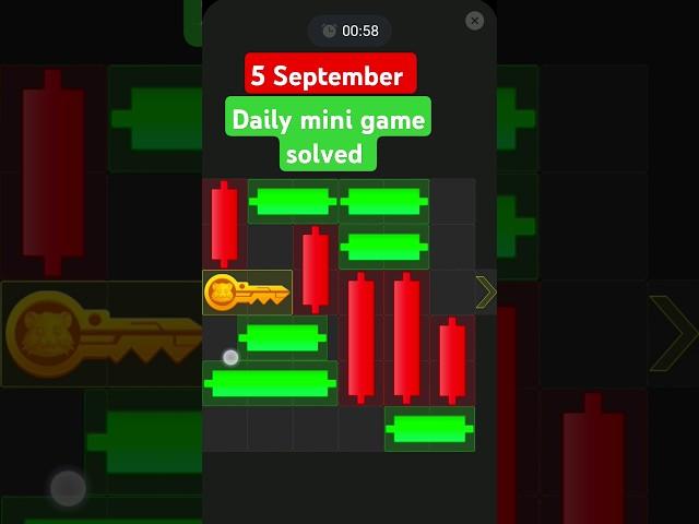 5 September hamster Kombat daily mini game code today #hamsterkombatminigame