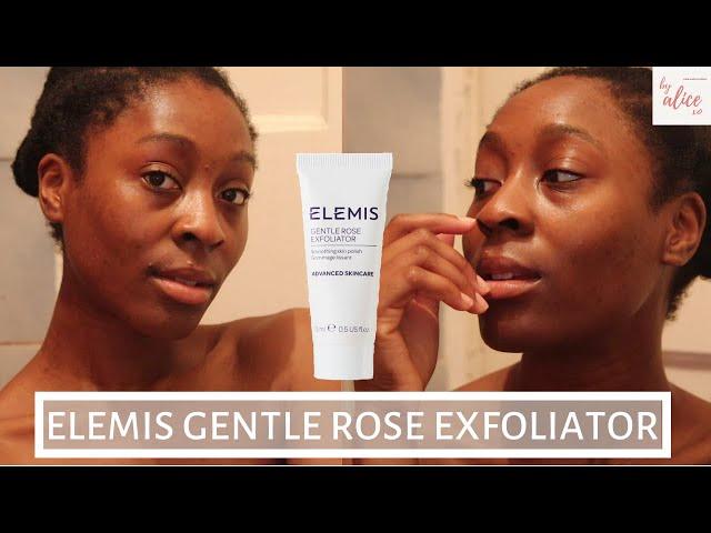 ELEMIS GENTLE ROSE EXFOLIATOR REVIEW + GLOWY EVENING SKINCARE ROUTINE | byalicexo